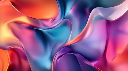Technicolor Dreamstate - Ultra-Realistic Digital Abstract Background in 8K UHD Resolution for Design Projects