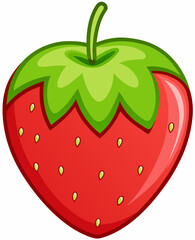 The latest simple strowbery vector
