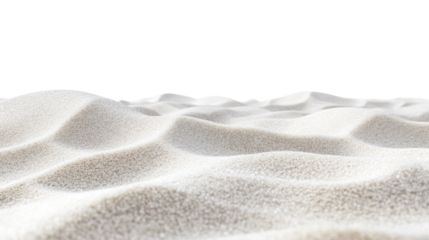 sandy beach on a transparent background