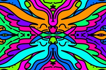 abstract background, abstract background with a butterfly, abstract background with butterflies, colorful background, art of graffiti, graffiti, people, face, head, blue, colorful, monster, woman