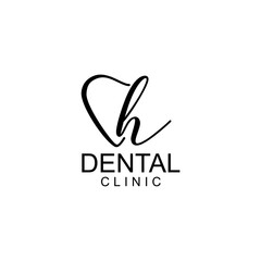 LETTER DENTAL LOGO DESIGN