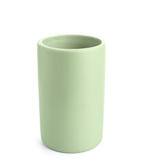 Toothbrush cup holder on white background