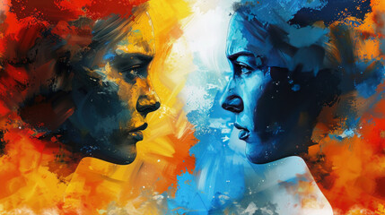 A discussion on how ambivalent expressions reflect indecision or conflicting feelings in human behavior.