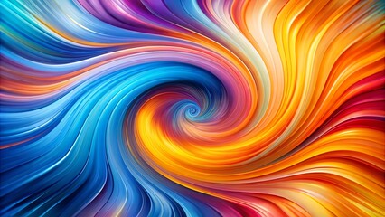 Abstract Swirling Colors A vibrant symphony of hues and curves, captivating the eye with its swirling motion and dynamic energy.