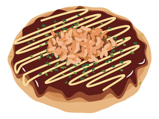 お好み焼きのイラスト