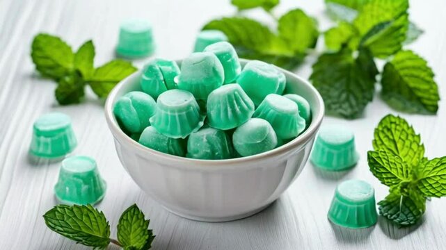 Candy and mint