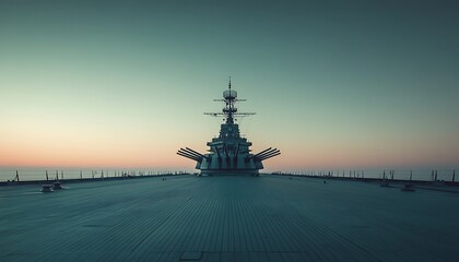 Battleship Deck at Dawn