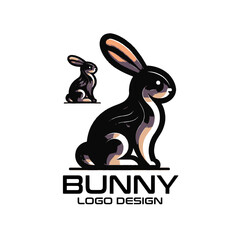 Bunny Vector Logo Design 