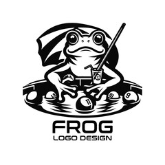 Frog Vector Logo Design