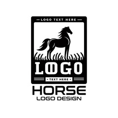 Horse Vector Logo Design