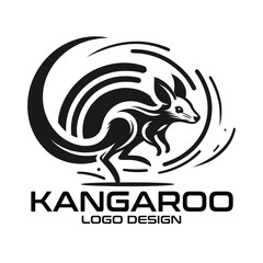 Kangaroo Vector Logo Design