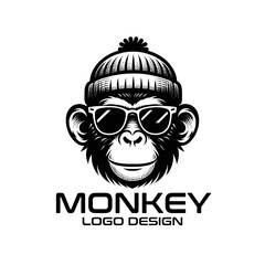 Monkey Vector Logo Design