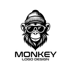 Monkey Vector Logo Design