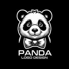 Panda Vector Logo Design