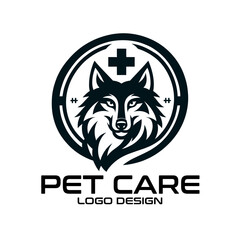 Obraz premium Pet Care Vector Logo Design