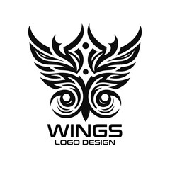 Wings Vector Logo Design