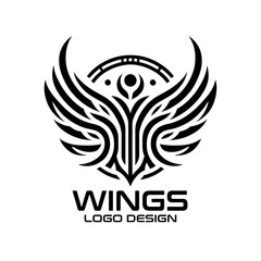 Wings Vector Logo Design