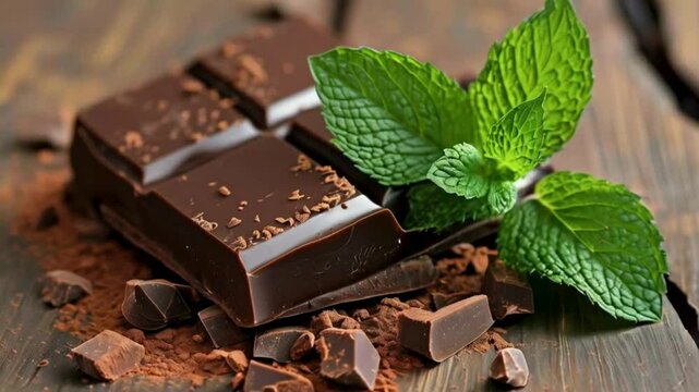 chocolate with mint