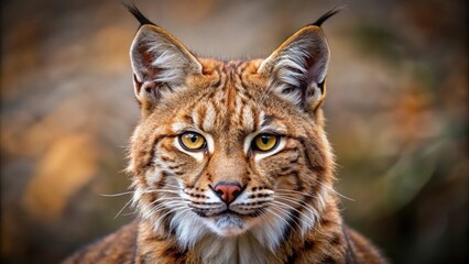 Obraz premium Frowning red Canadian bobcat with piercing gaze , wildlife, animal, bobcat, Canada, red, mammal, frown, expression, wild, predator