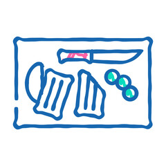 plasticine modeling kid leisure doodle icon sketch vector. plasticine modeling kid leisure sign. isolated symbol illustration