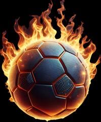 Fototapeta premium movie style soccer ball