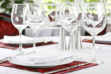 Elegant Dining Table Setting for Special Occasion