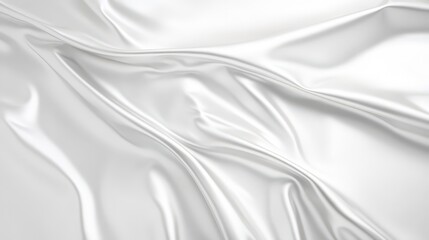 Fototapeta premium A white fabric with a pattern of lines and creases