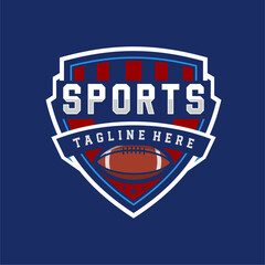 Rugby Vector , American Football Sport Logo Vector