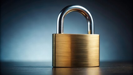 Fototapeta premium A close-up of a padlock representing security, padlock, protection, privacy, safety, encryption, firewall, cyber, lock, secure