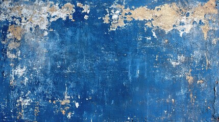 Fototapeta premium Blue Textured Background with Distressed Effects