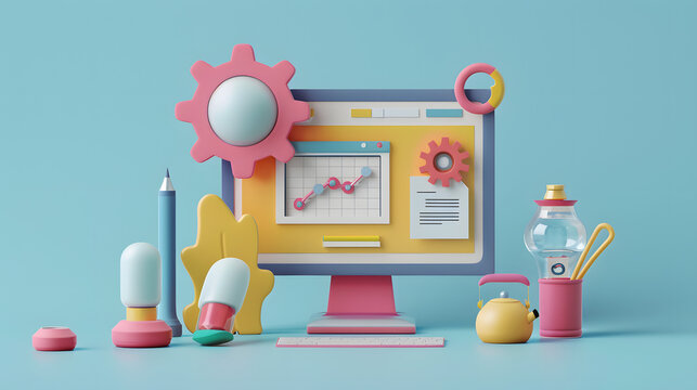 UserTesting Icon Industrial Design 3D