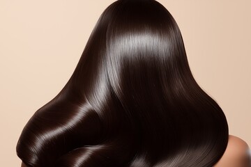 Glossy Straight Hair with Soft Shine