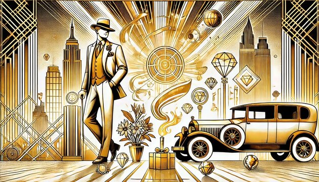 Art Deco Gatsby Style