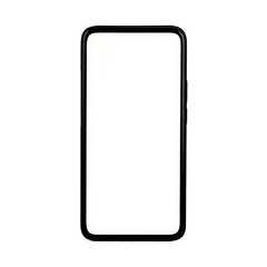 Blank smartphone isolated on white background