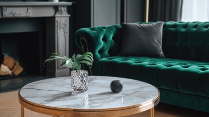 Ultra-Modern Living Room Scene