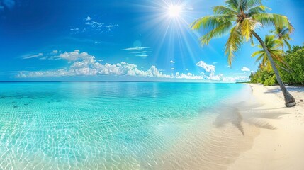 Fototapeta premium Turquoise Tropical Paradise Beach