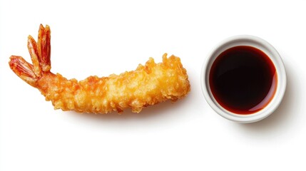 Golden Tempura Shrimp with Dipping Sauce