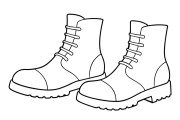 
Soldier Army Combat Boots Silhouette Vector, Combat Boot Silhouette

