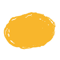 筆で描いた黄色い丸