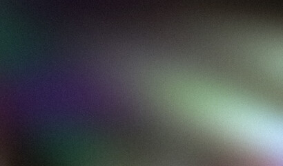 Abstract dark cyan blue purple green color grainy gradient texture backdrop design template, bright noisy color spots gradient texture grungy style, website header, banner, poster.