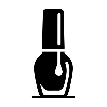 recommend clip art: Nail polish silhouette vector icon illustration isolated on a transparent background