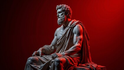 Stoic Statue, Roman And Greek Stoics And Stoicism Motivational And Inspirational Quotes