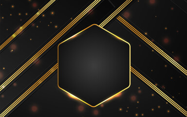 Geometric shapu luxury color background banner