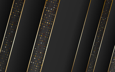 Geometric shapu luxury color background banner