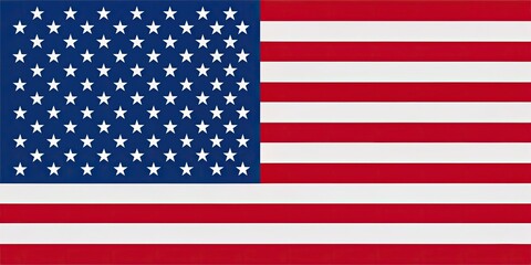 Vibrant vector illustration of the United States flag, featuring thirteen horizontal stripes and fifty white stars on a blue canton, set against a transparent background.