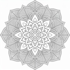 曼荼羅の塗り絵