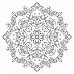 曼荼羅の塗り絵