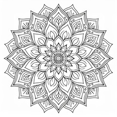 曼荼羅の塗り絵