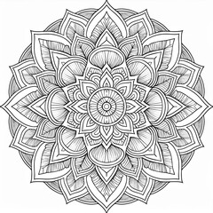 曼荼羅の塗り絵