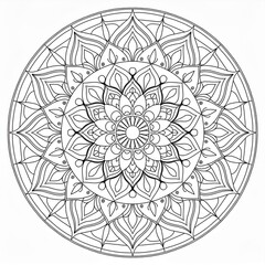 曼荼羅の塗り絵